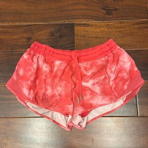 Pink lululemon shorts size 10